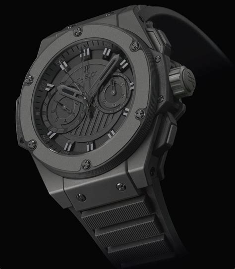 hublot king power foudroyante all black replica|Pre.